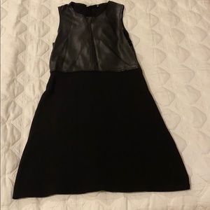 Zara dress Half faux leather